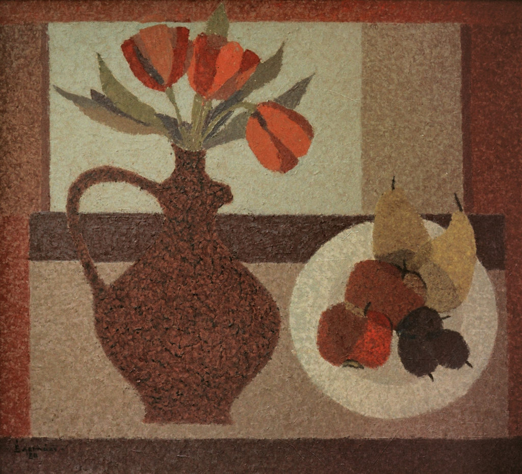 Tulipános virágcsendélet