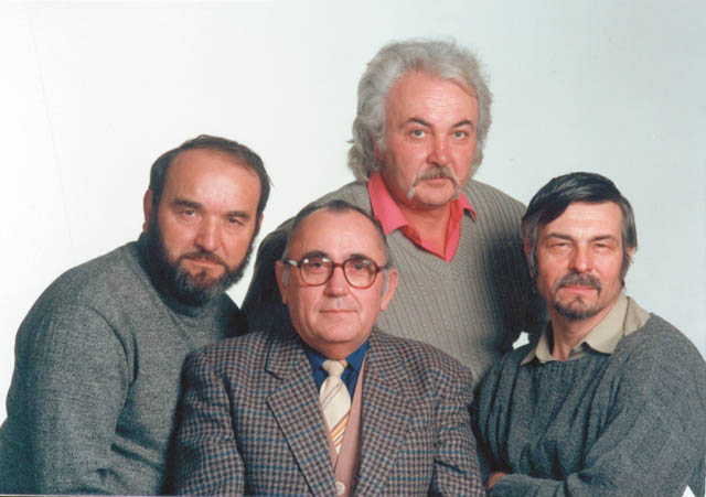 Gaál Andrással, Kemenes Vincével és Márton Árpáddal, 80-as évek második fele