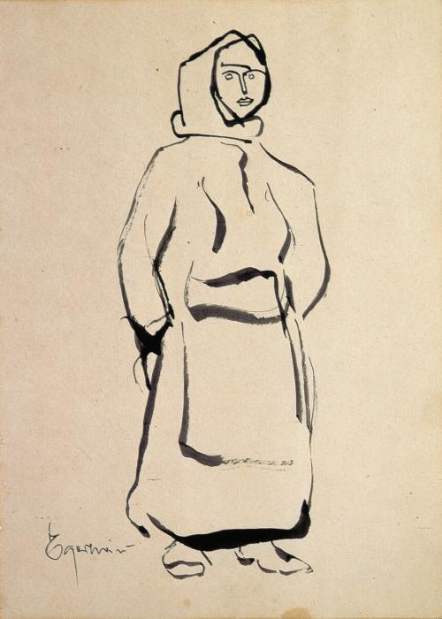 Woman with kerchief