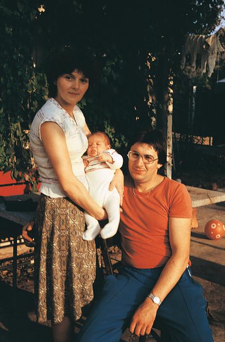 ifj. Égerházi Imre feleségével Bartha Zsuzsával és babájukkal