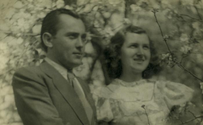 Égerházi Imre és felesége Palotai Éva, 1948