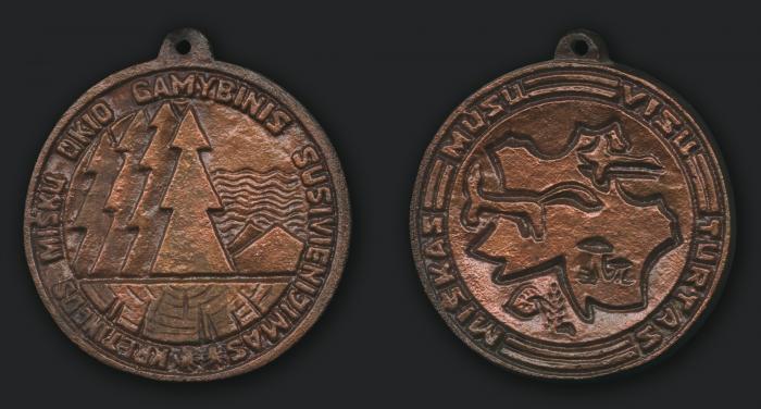 1978 Neringa (Lithuania) Landscape Painting Commemorative Medal