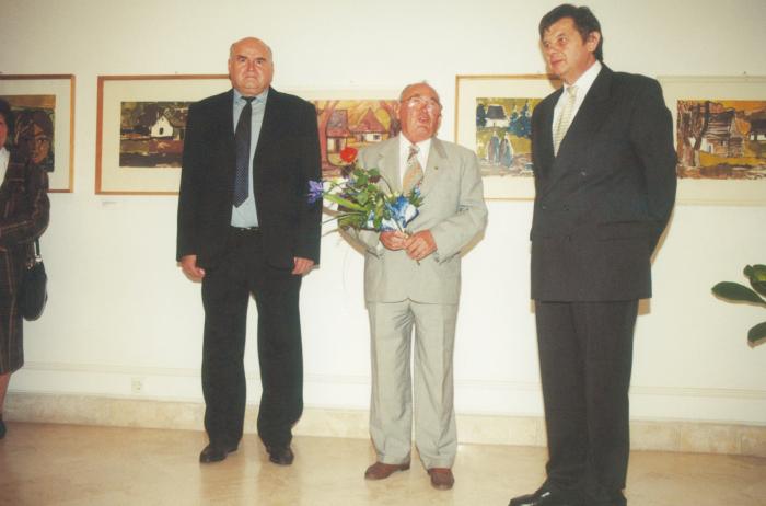 75th anniversary exhibition of the painter Imre Égerházi, Keszthely, 2000