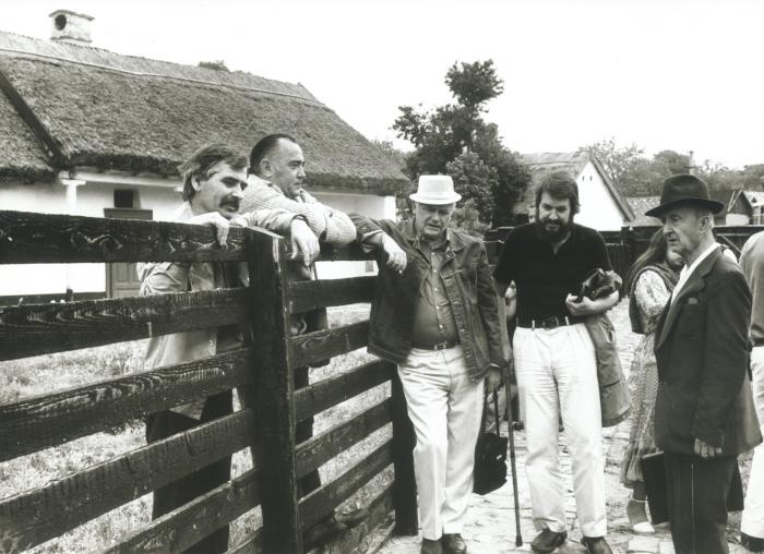 Hézső Ferenc, Égerházi Imre, Bod László, Torok Sándor, Maghy Zoltán a Hortobágyon 1982