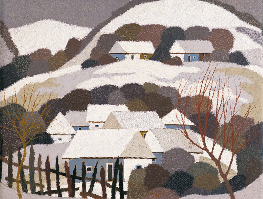 Téli falu
