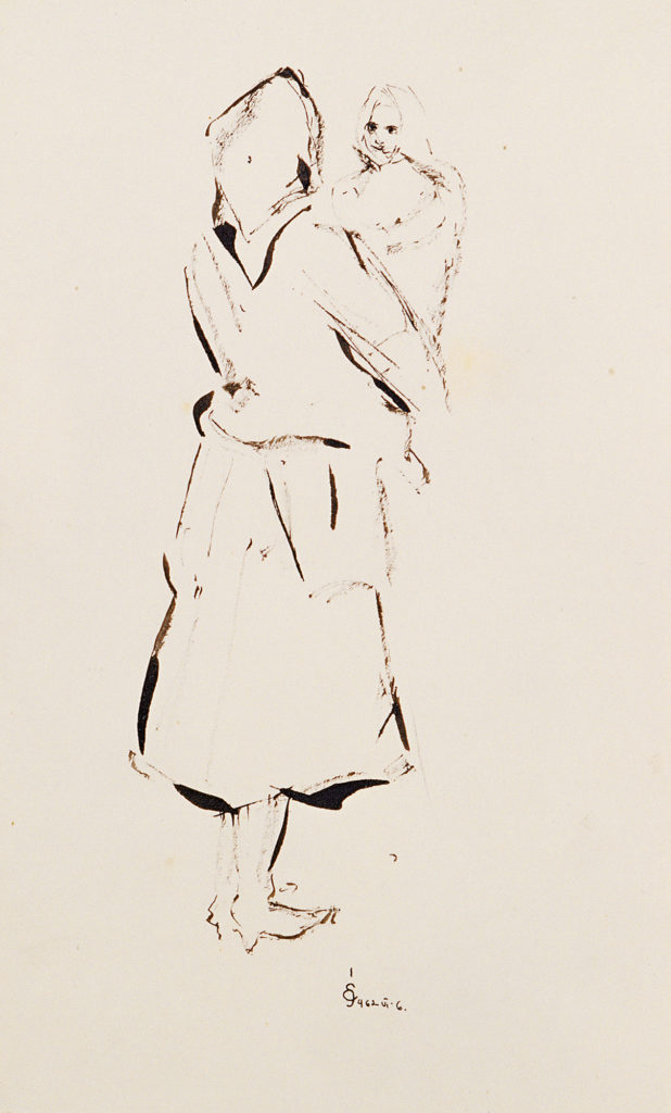 Anya gyermekével I.