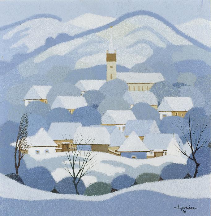 Transylvanian landscape in winter